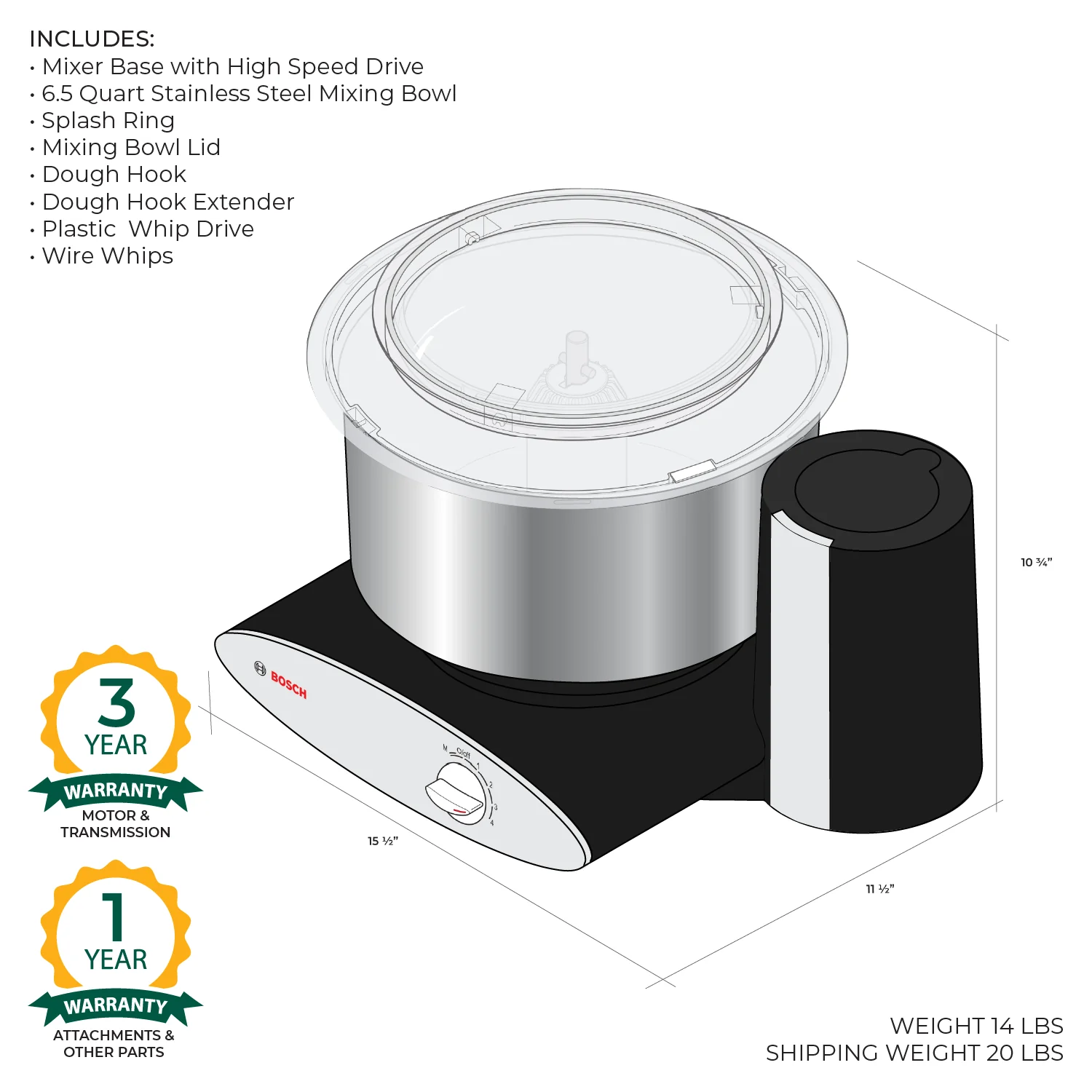 Black Universal Plus with Stainless Steel Bowl - Image 9