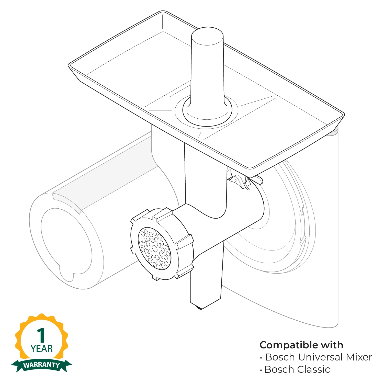 Food and Meat Grinder Attachment - Image 4