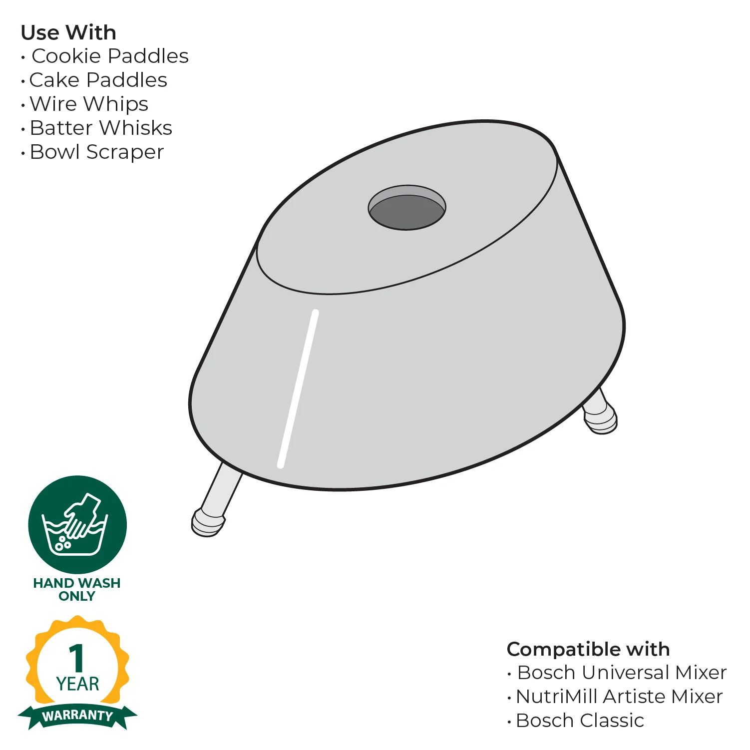 Cookie Paddles with Metal Whip Drive - Image 10