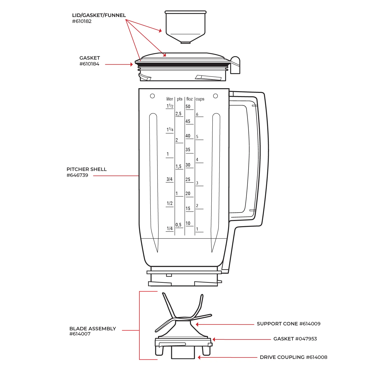 Food Processor & Blender Drive Coupling - Image 2