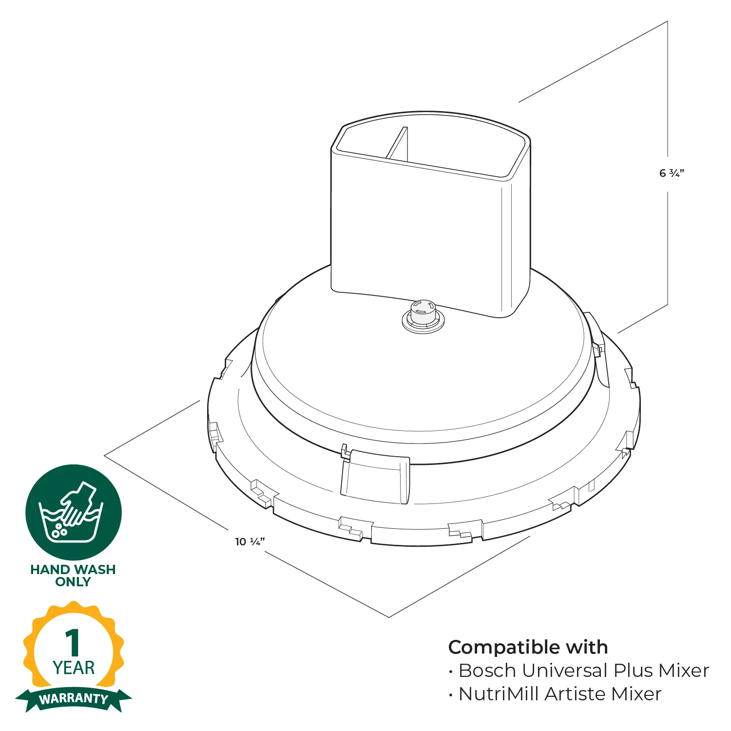 Large Slicer Shredder Attachment - Image 5