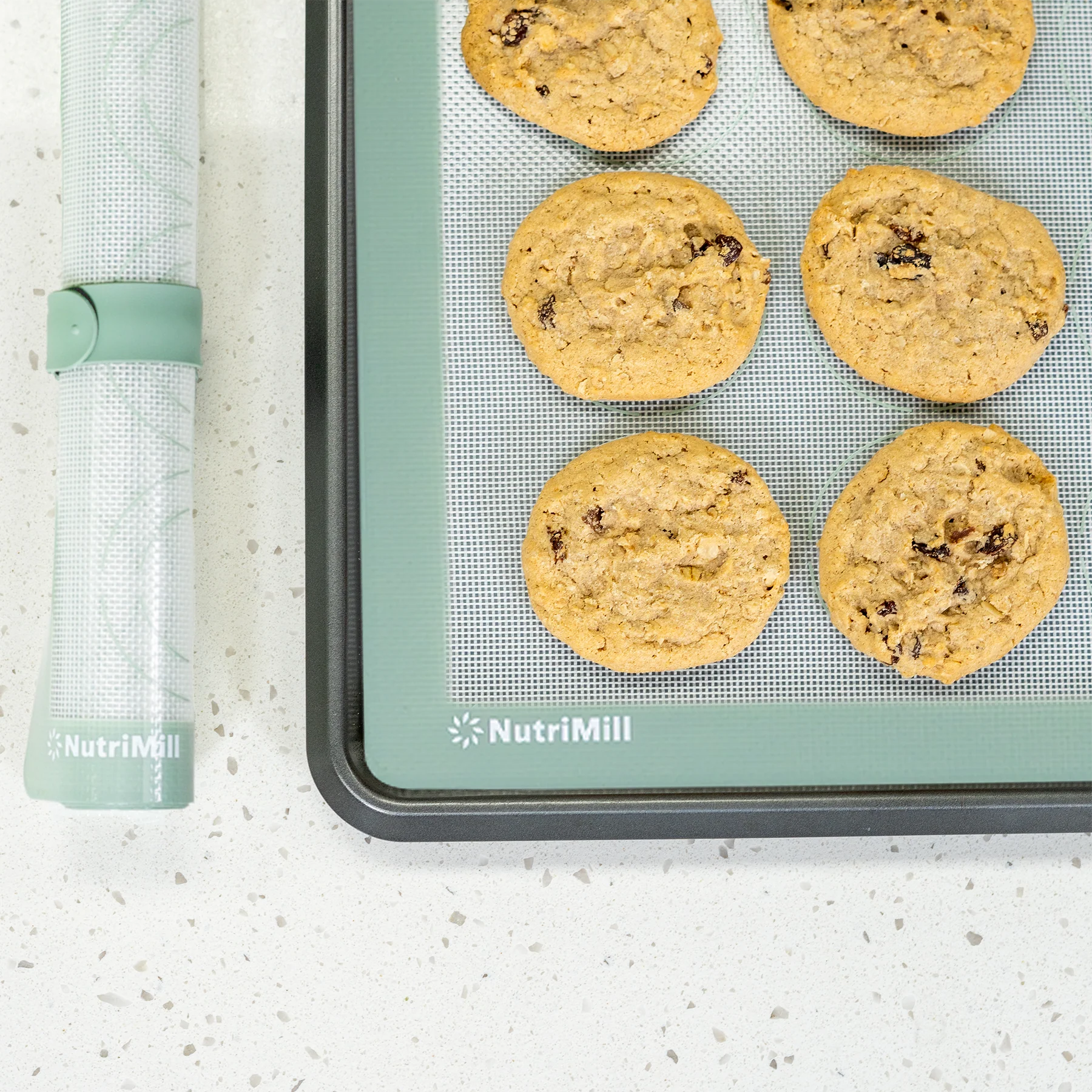 Non-Stick Silicone Cookie Sheet Liners - 2 Pack - Image 4