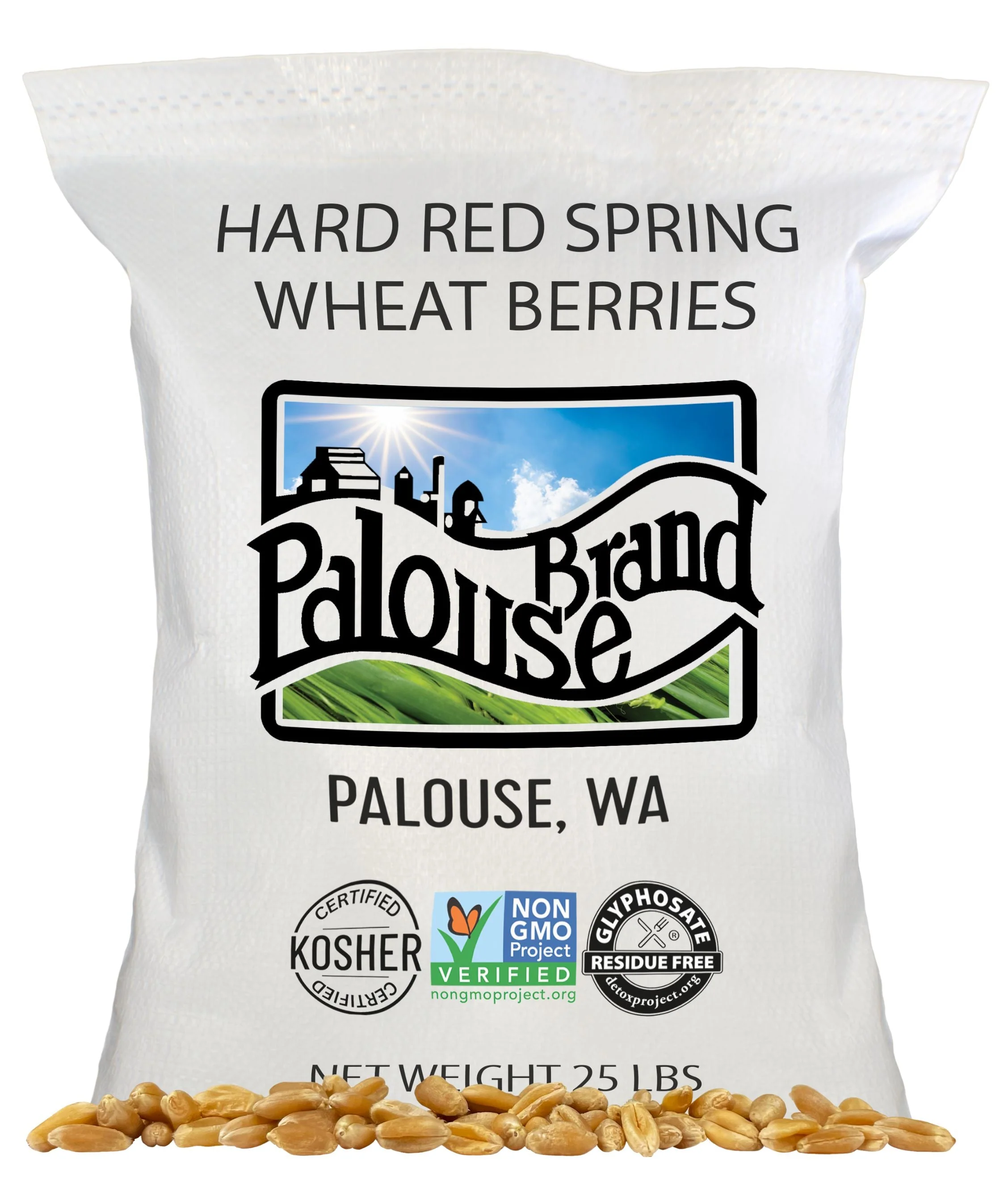 Red Spring Wheat | 25 LB | Certified Glyphosate Residue Free