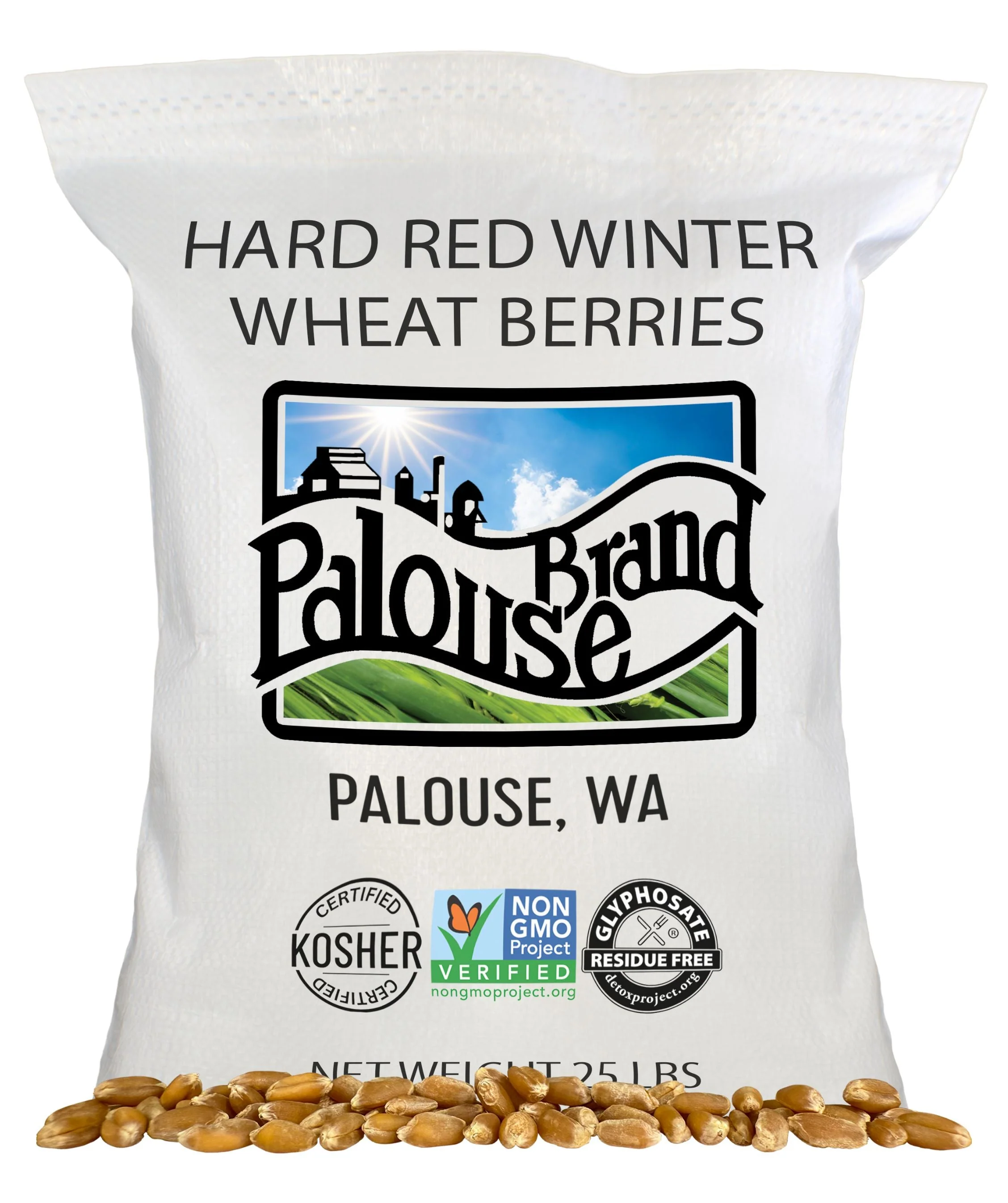 Red Winter Wheat | 25 LB | Certified Glyphosate Residue Free