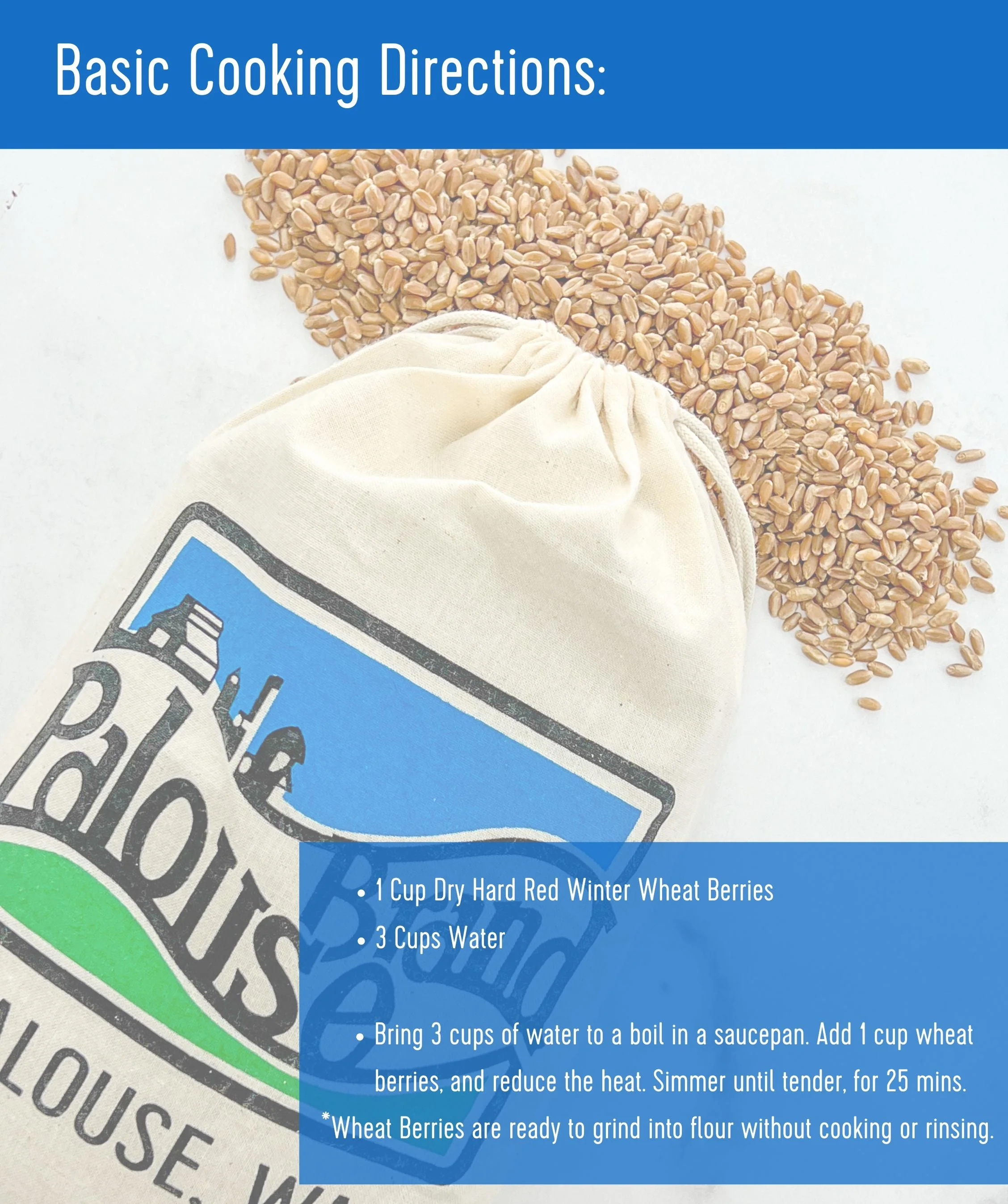 Red Winter Wheat | 5 LB | Certified Glyphosate Residue Free - Image 6