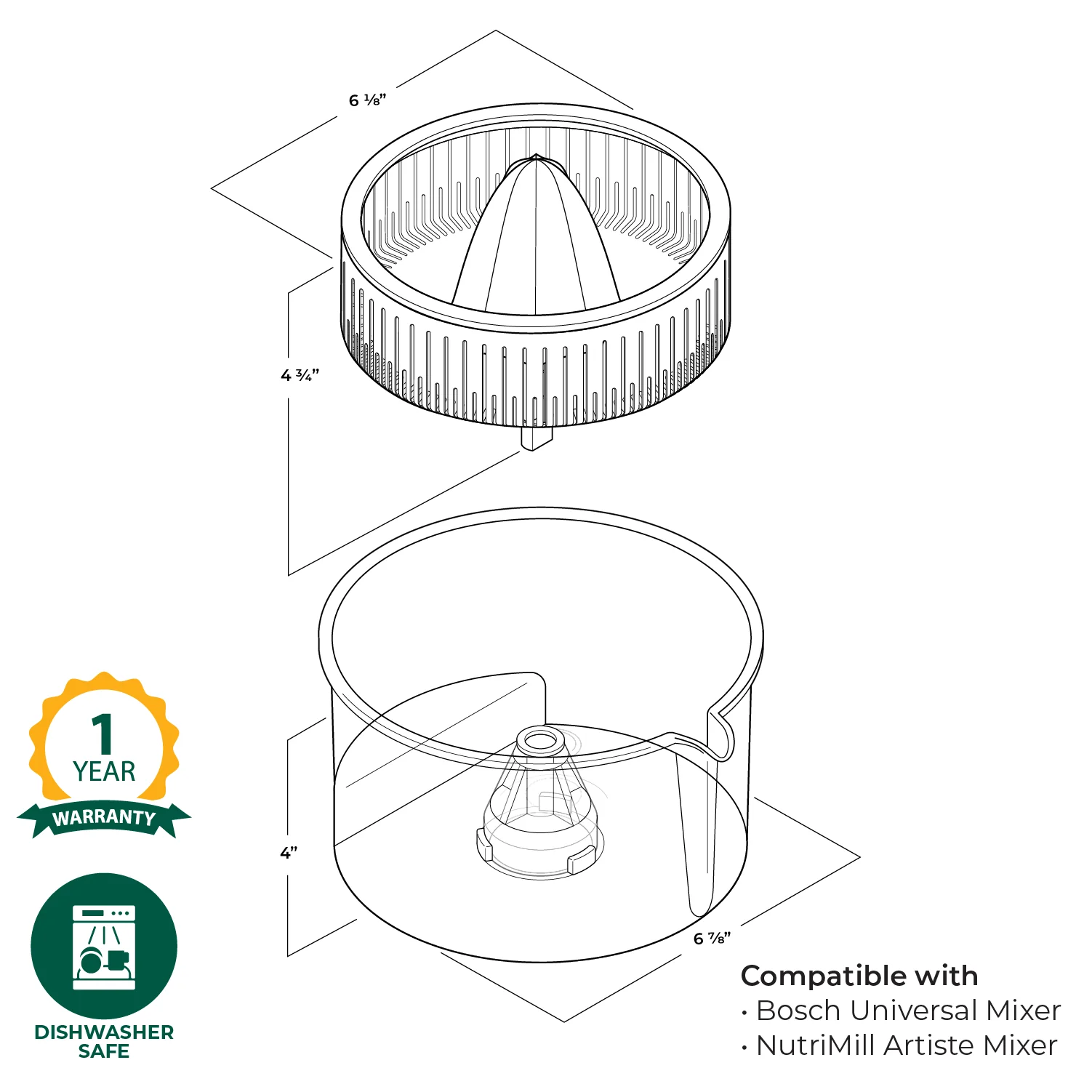 Refurbished Citrus Juicer Attachment - Image 4