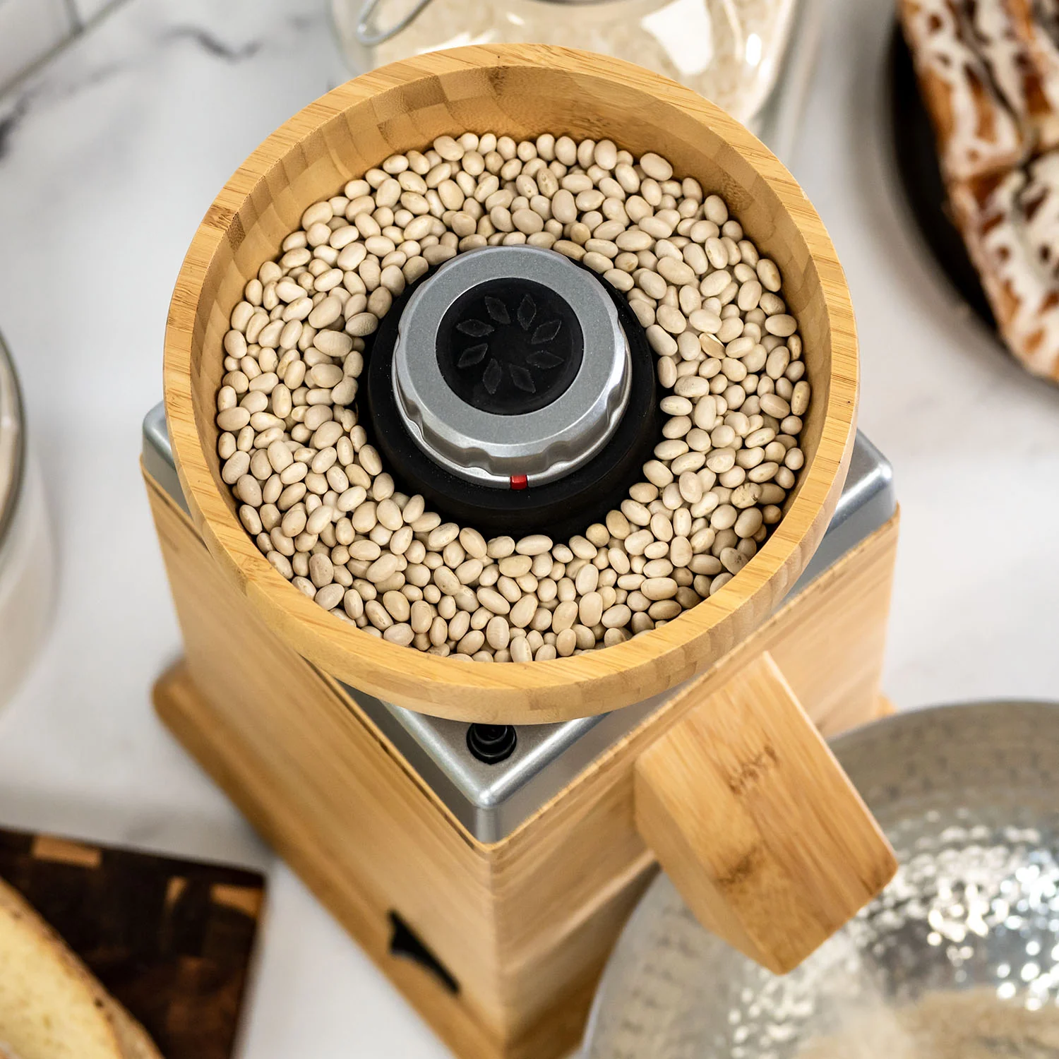 Refurbished Harvest Grain Mill - Silver - Image 3