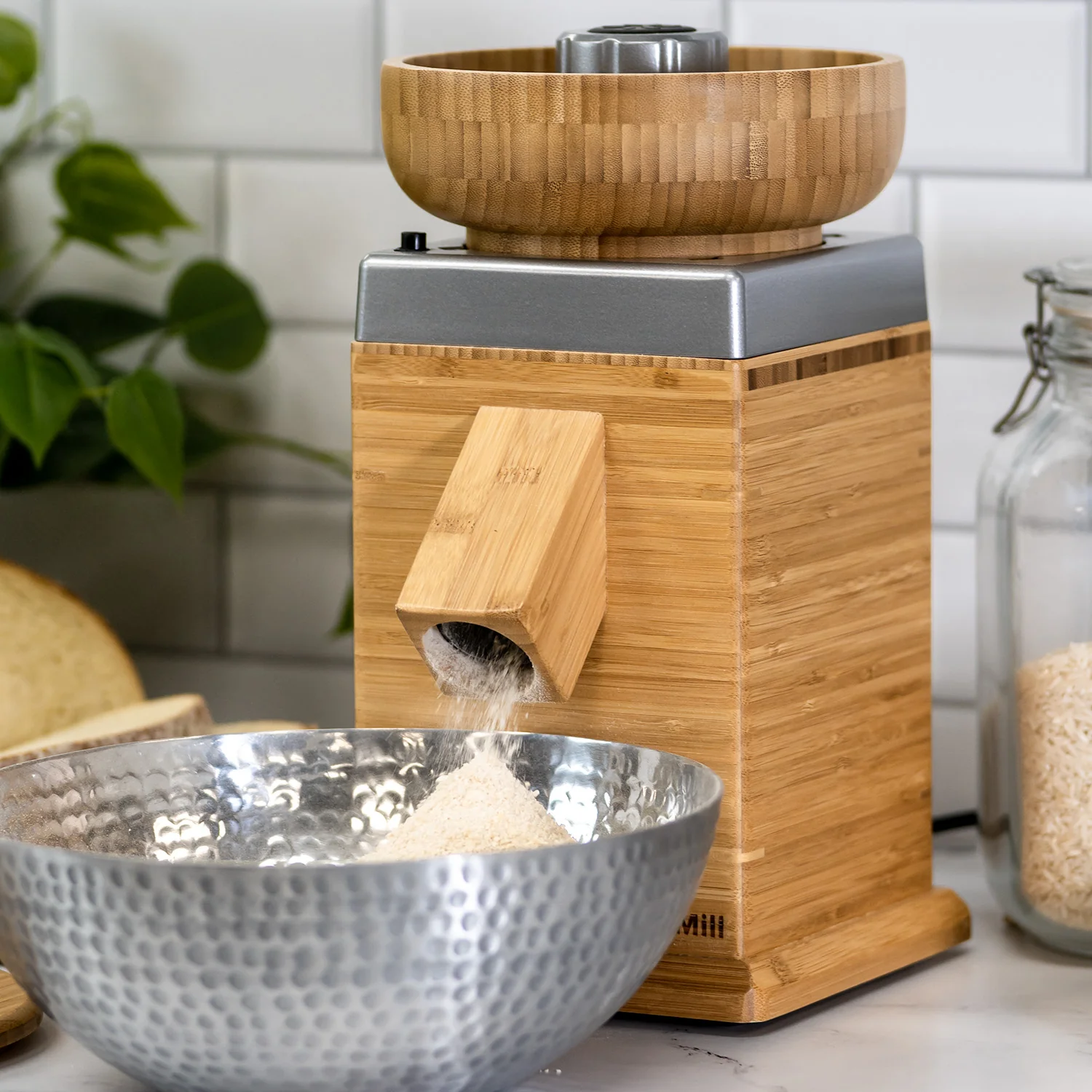 Refurbished Harvest Grain Mill - Silver - Image 4