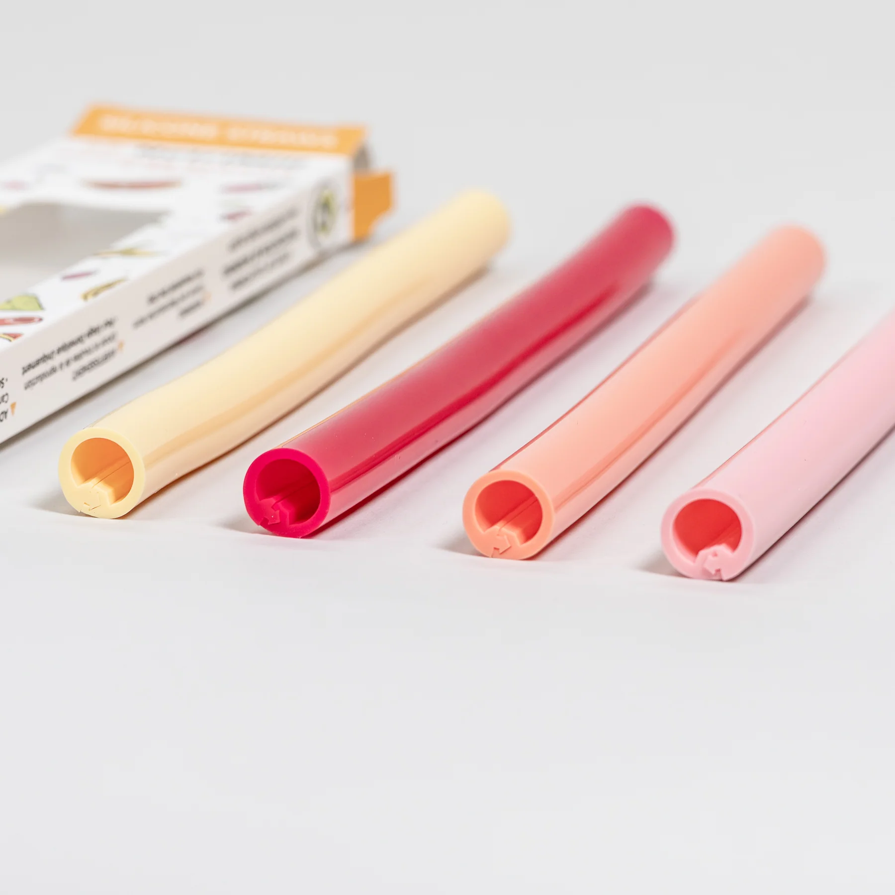 Silicone Zipper Lock Straws - 4 Pack - Image 5