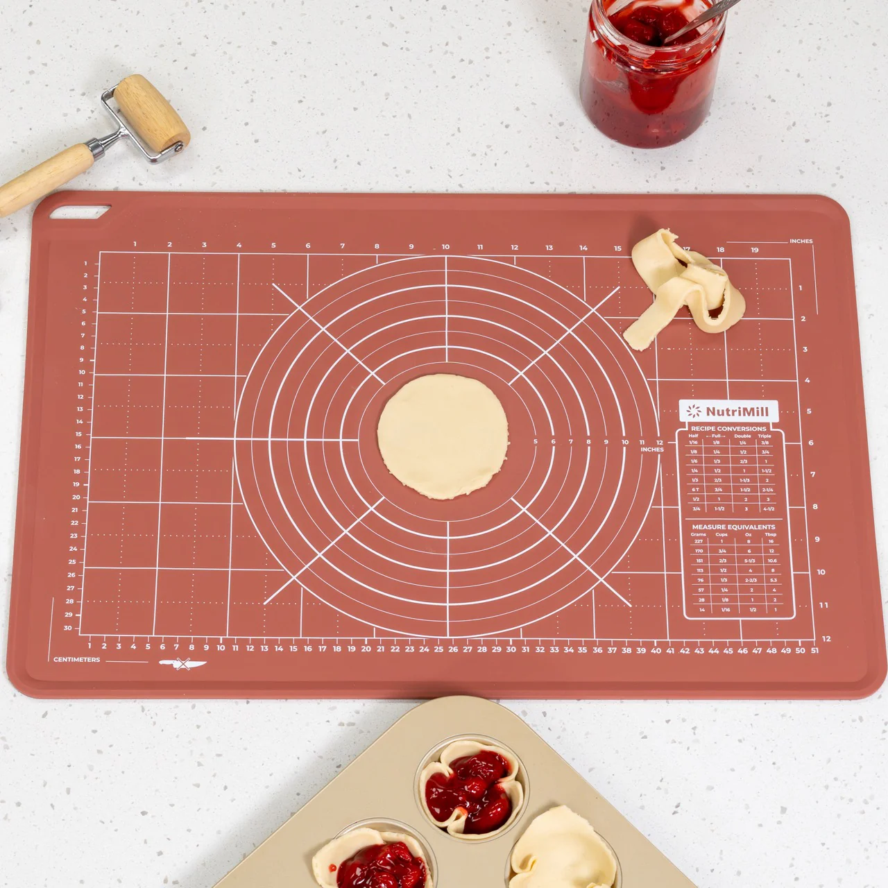 Silicone Dough Mat - Small 16" x 24" - Image 6