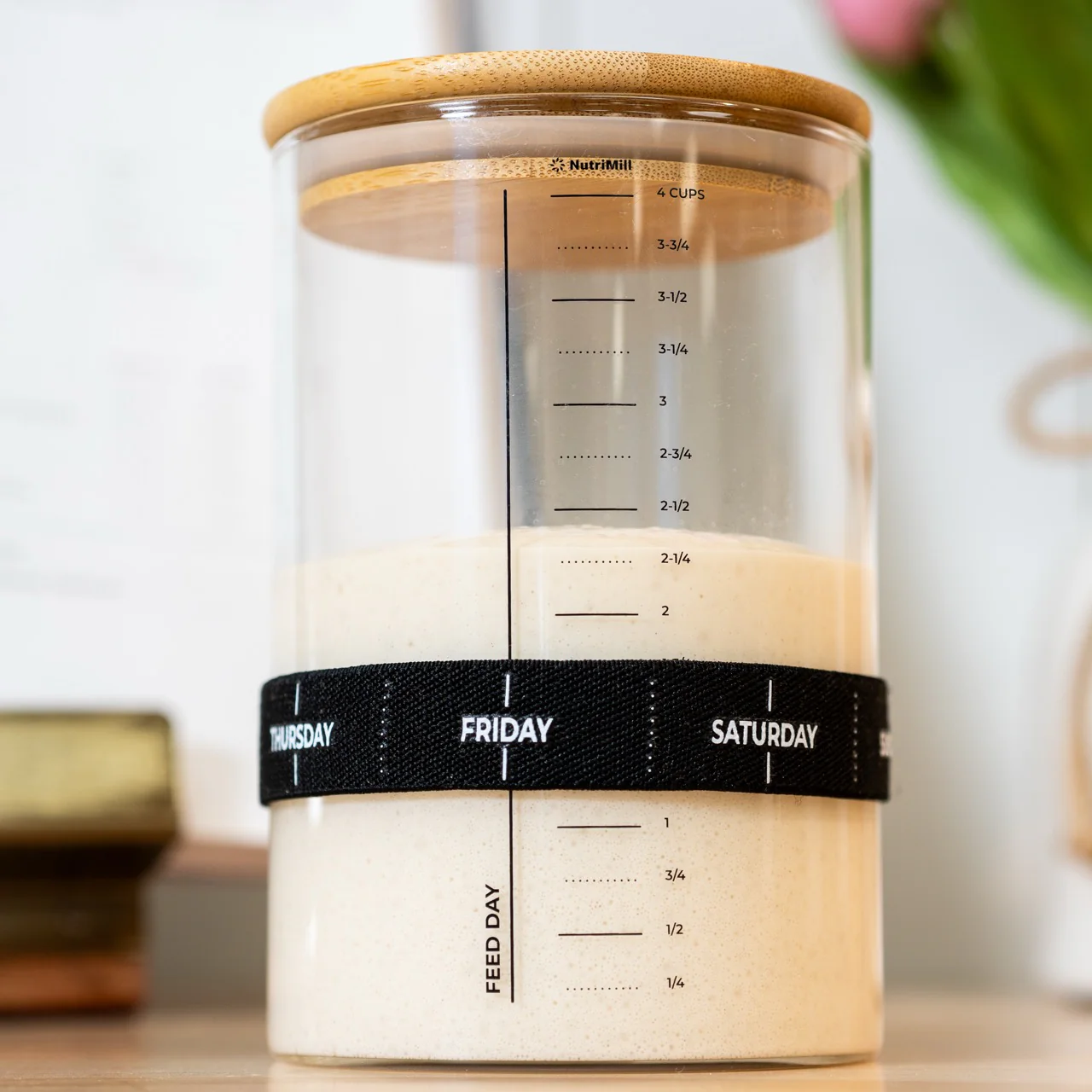 Sourdough Starter Jar - 1 Quart - Image 5