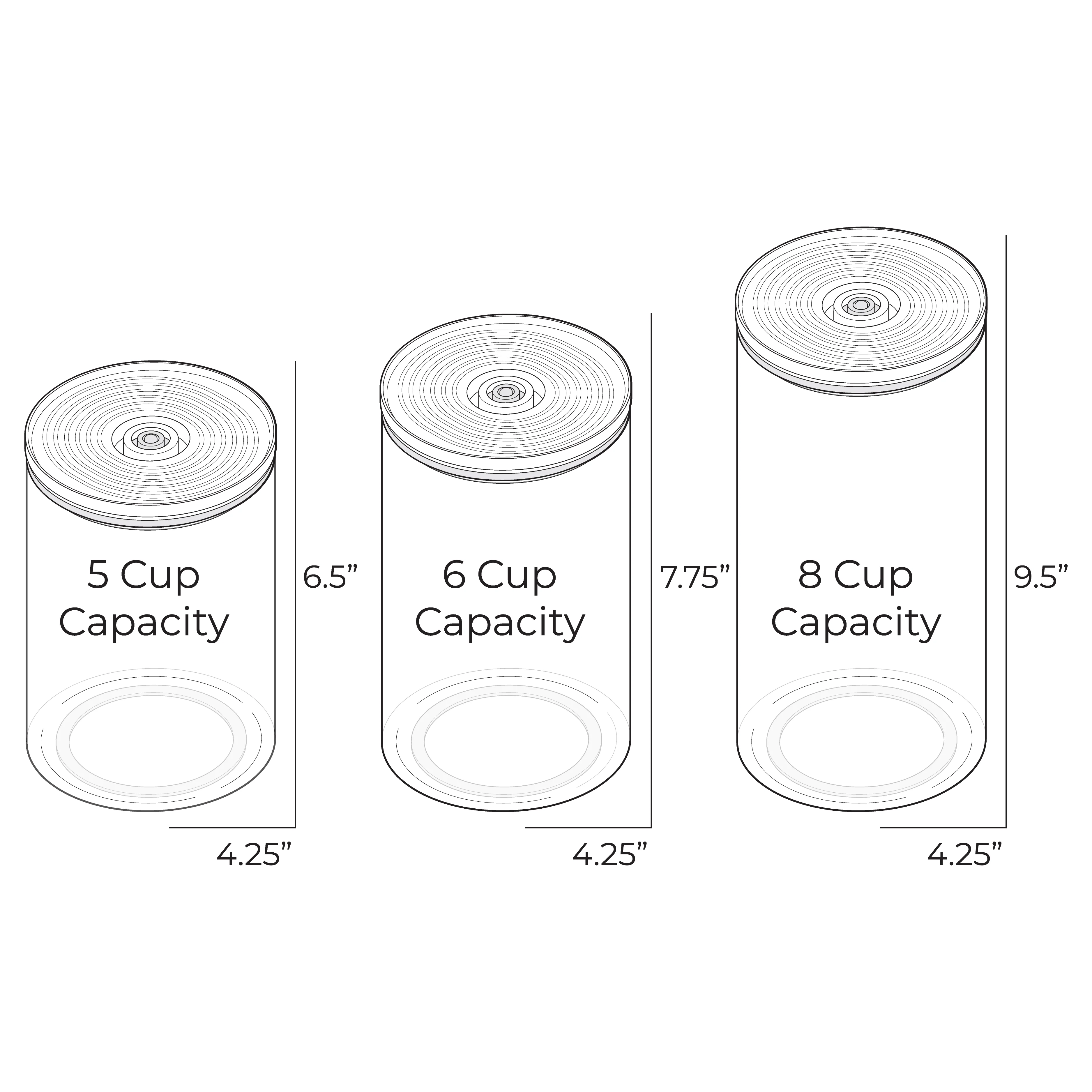 Glass Vacuum Seal Containers - Set of 3 - Image 6
